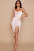 Sofia – Satin Balconette Corset Maxi Dress