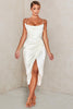 Sofia – Satin Balconette Corset Maxi Dress