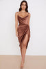 Sofia – Satin Balconette Corset Maxi Dress