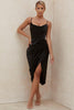 Sofia – Satin Balconette Corset Maxi Dress
