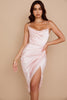 Sofia – Satin Balconette Corset Maxi Dress