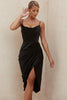 Sofia – Satin Balconette Corset Maxi Dress