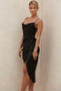 Sofia – Satin Balconette Corset Maxi Dress