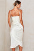 Sofia – Satin Balconette Corset Maxi Dress
