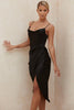 Sofia – Satin Balconette Corset Maxi Dress