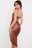 Sofia – Satin Balconette Corset Maxi Dress