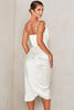 Sofia – Satin Balconette Corset Maxi Dress