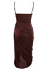 Sofia – Satin Balconette Corset Maxi Dress