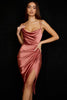 Sofia – Satin Balconette Corset Maxi Dress