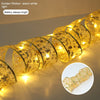 Ribbon Fairy Light Christmas Decoration