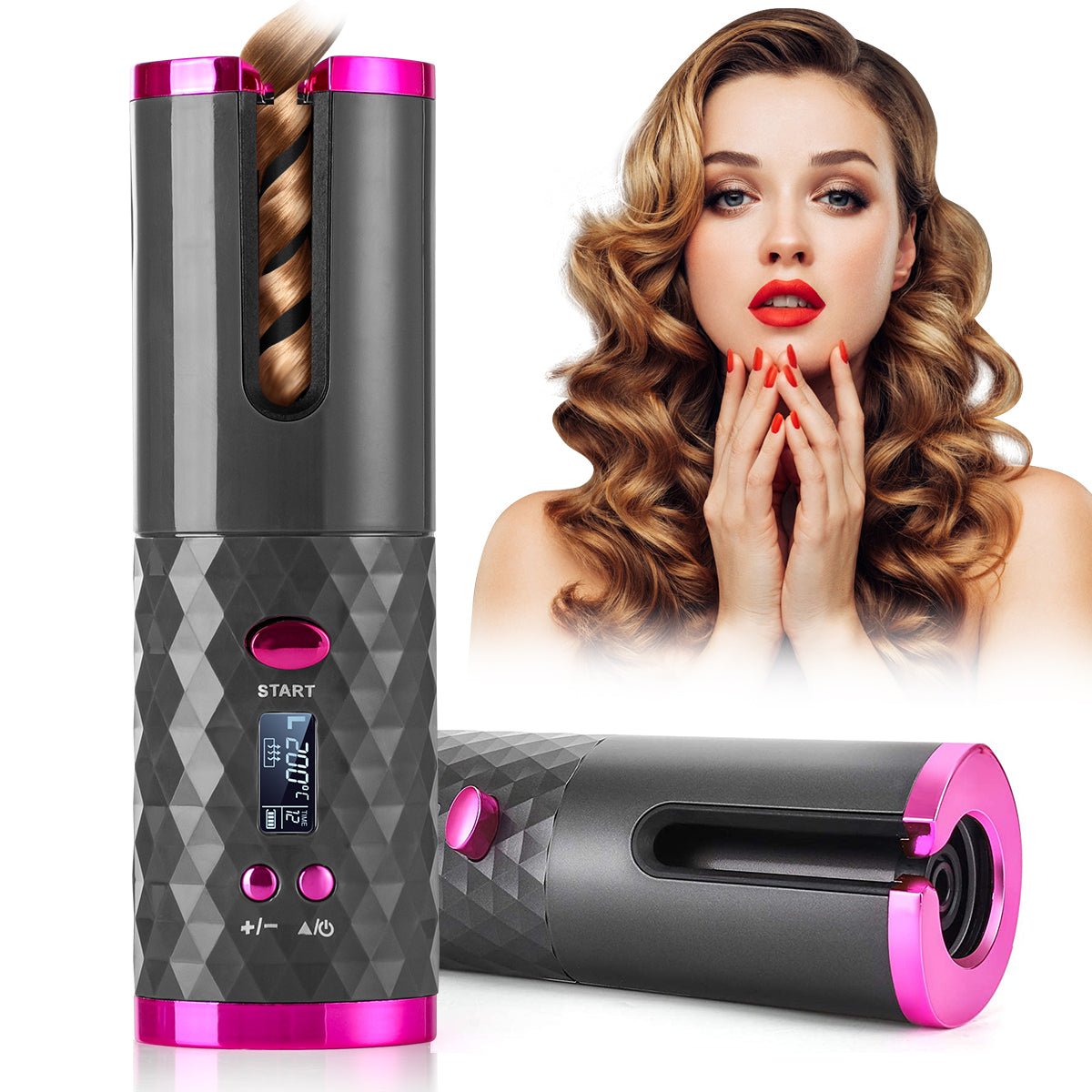 RIZA-LUX - Wireless Automatic Hair Curler