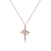 Unisex Pendant Necklace | Crown & Cross Symbol | Faith-Inspired Jewelry Gift