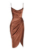 Sofia – Satin Balconette Corset Maxi Dress