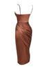 Sofia – Satin Balconette Corset Maxi Dress