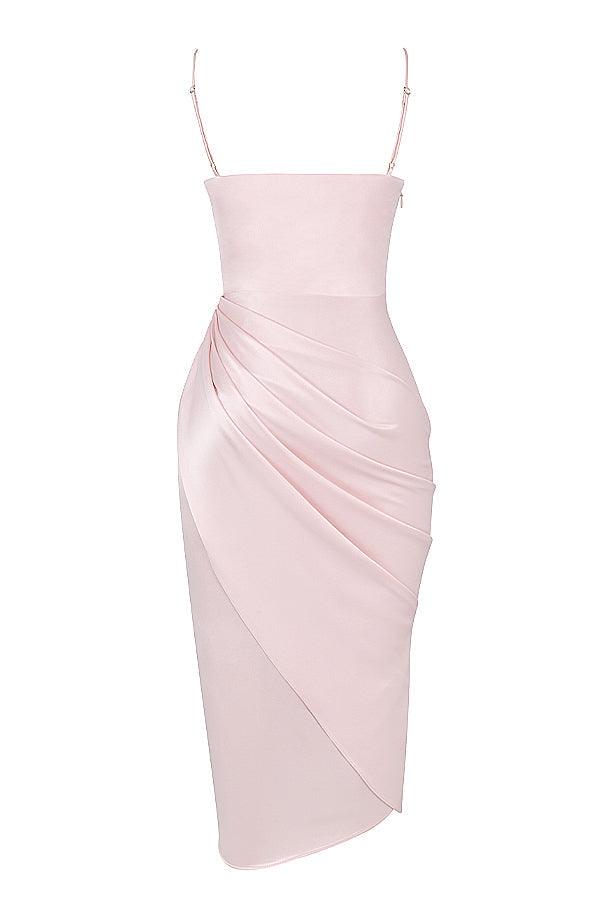 Sofia – Satin Balconette Corset Maxi Dress