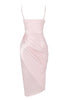 Sofia – Satin Balconette Corset Maxi Dress