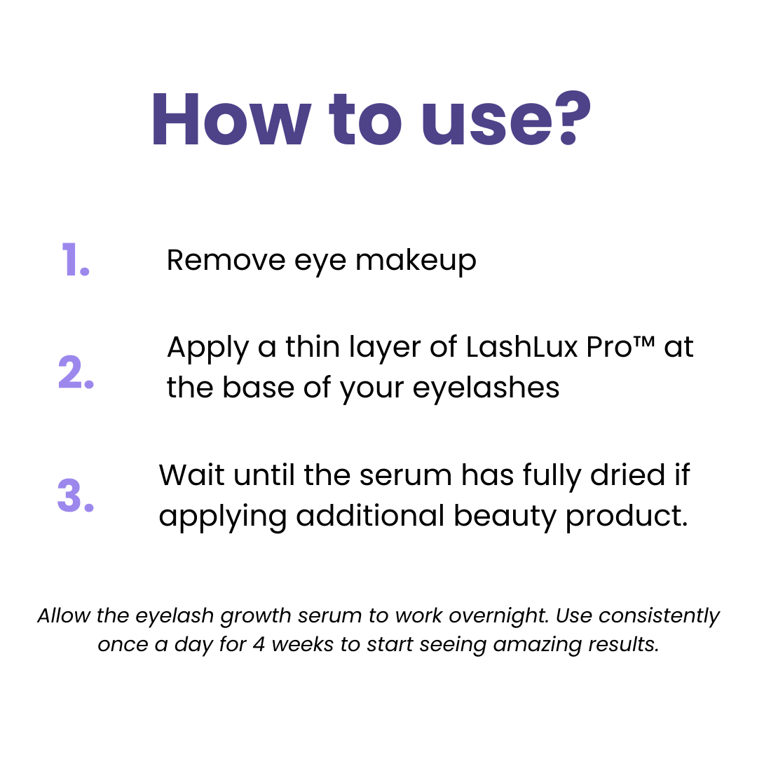 Last Day 50% OFF🔥 I LashLux Pro™ Lash Growth Serum