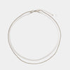 Women’s Layered Necklace | Gold Herringbone Choker & Rope Chain | Waterproof