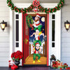 Christmas Door Cover | Fabric Front Door Decoration | Washable & Reusable | 91×203cm