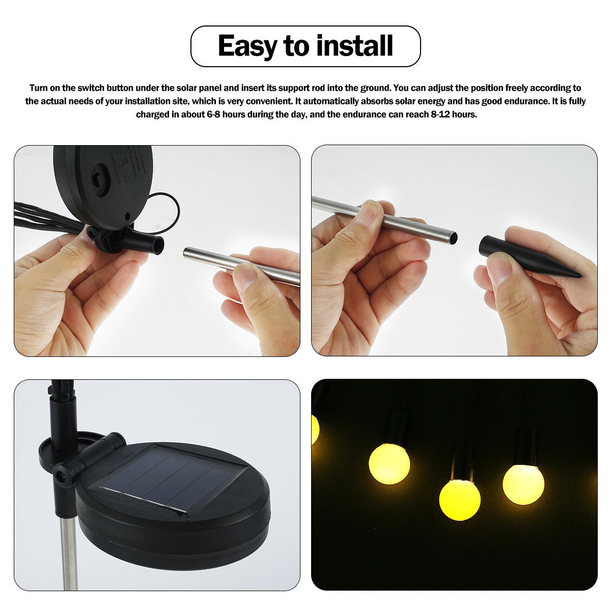 Solar LED Light  Landscape Lights