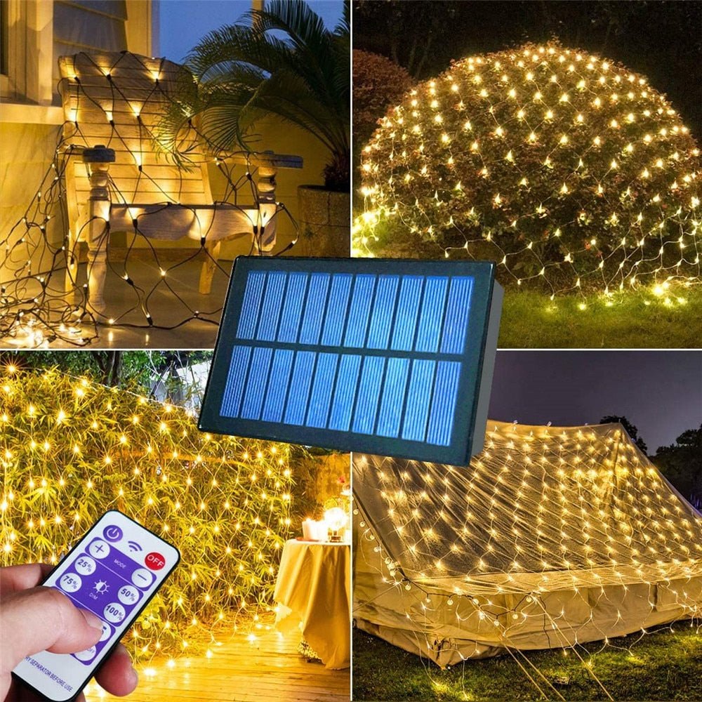 Solar Net String Lights