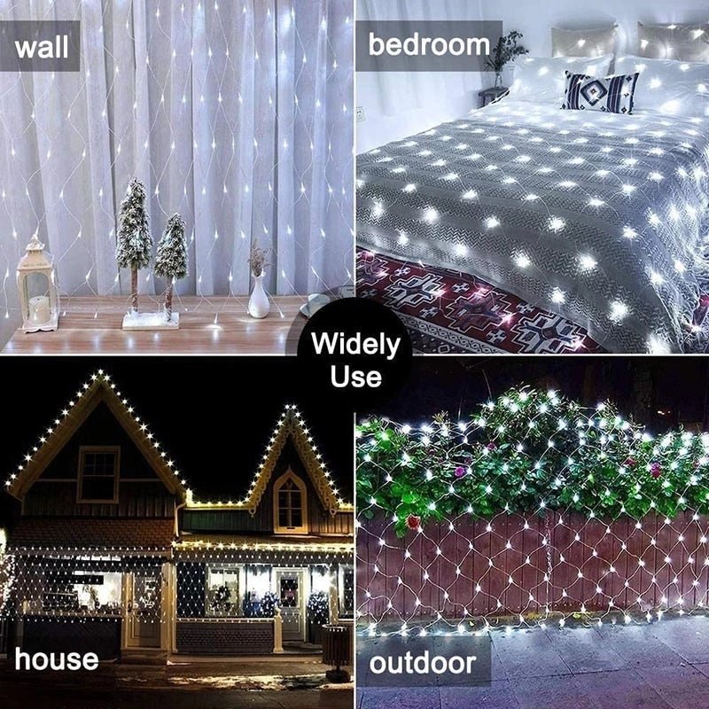 Solar Net String Lights