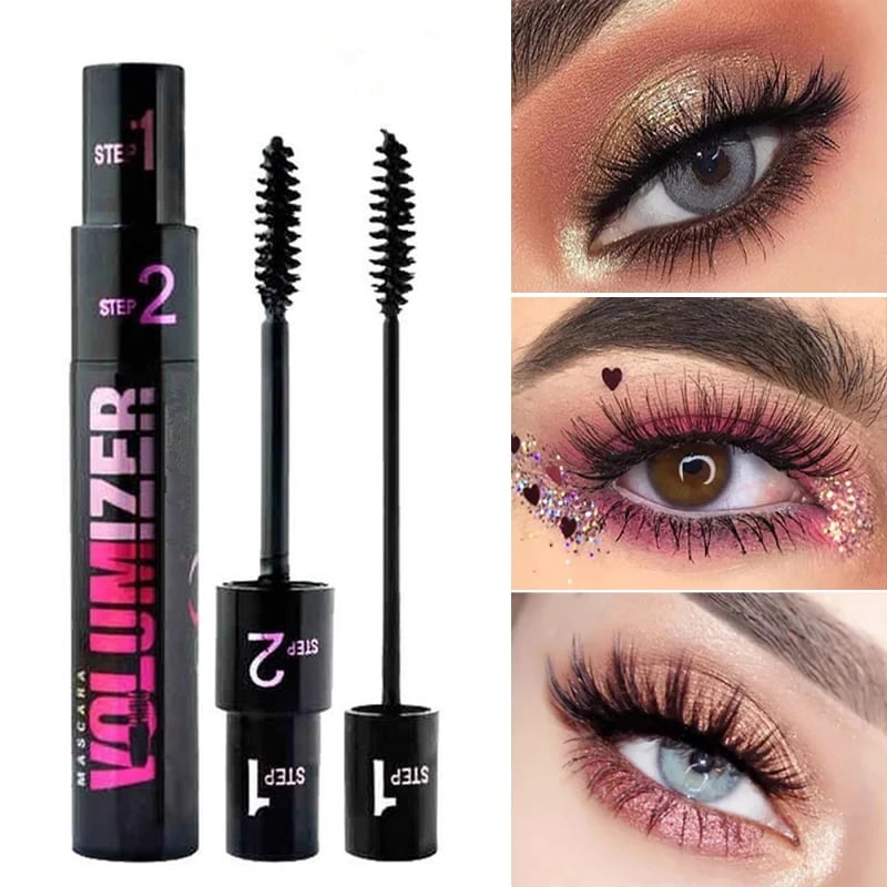 Volumizing Mascara | LashCurve™ Smudge-Proof & Waterproof | 24h Long-Lasting | 10ml