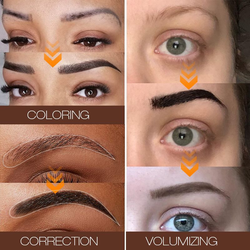 Eyebrow Gel | Semi-Permanent Waterproof Brow Tint | Natural Long-Lasting Finish