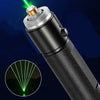 Red and green single-point laser light