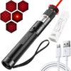 Red and green single-point laser light