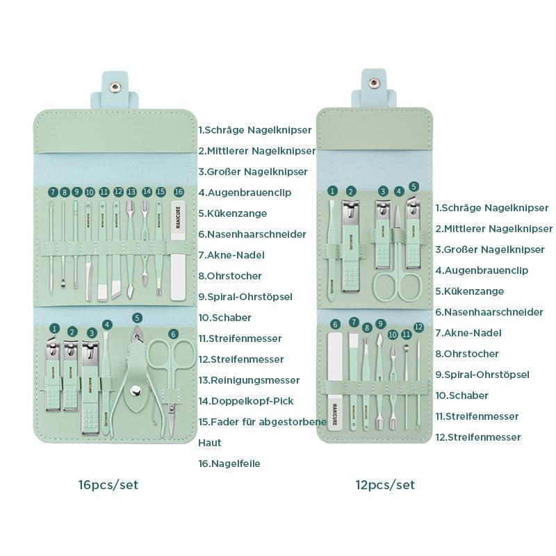 Limited Time 50% Off Portable Nail Clipper Set (12/16 Pieces)