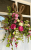 Limited Time 50% Off Handcrafted Hanging Bunny Basket, Spring Decor