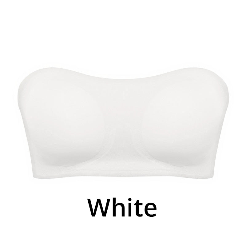 Women’s Strapless Bra | Grip-Sure Side Closure | Seamless Invisible Support | Cloud-Soft Nylon