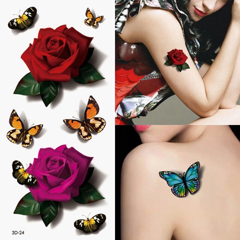 Temporary Tattoos 3D Waterproof