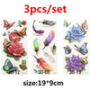 Temporary Tattoos 3D Waterproof