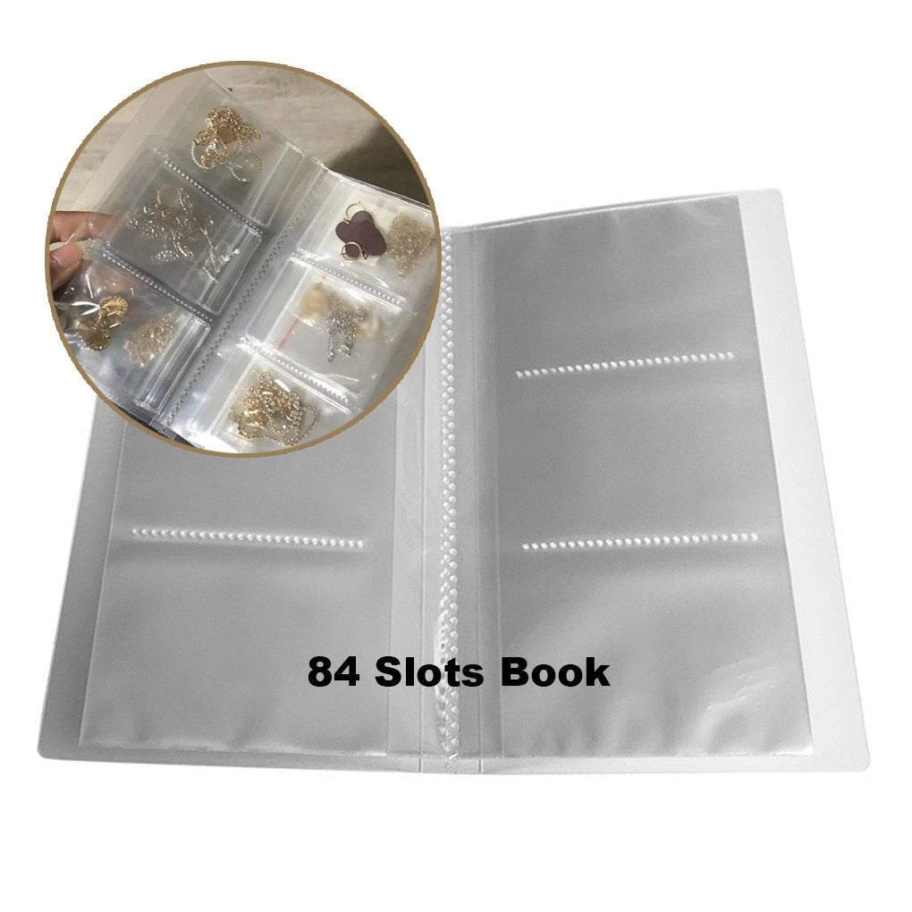 Transparent Jewellery Storage Book Set