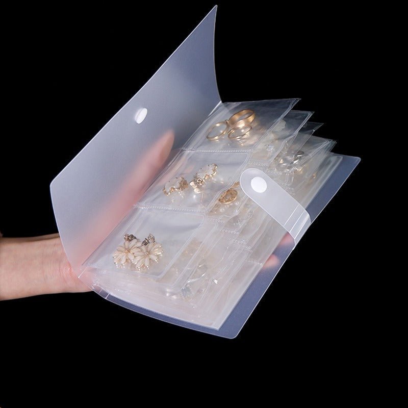 Transparent Jewellery Storage Book Set