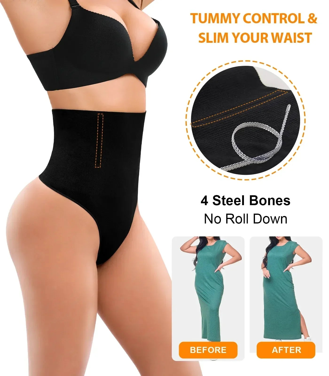 FlatterFit™ Seamless Waist Sculpt