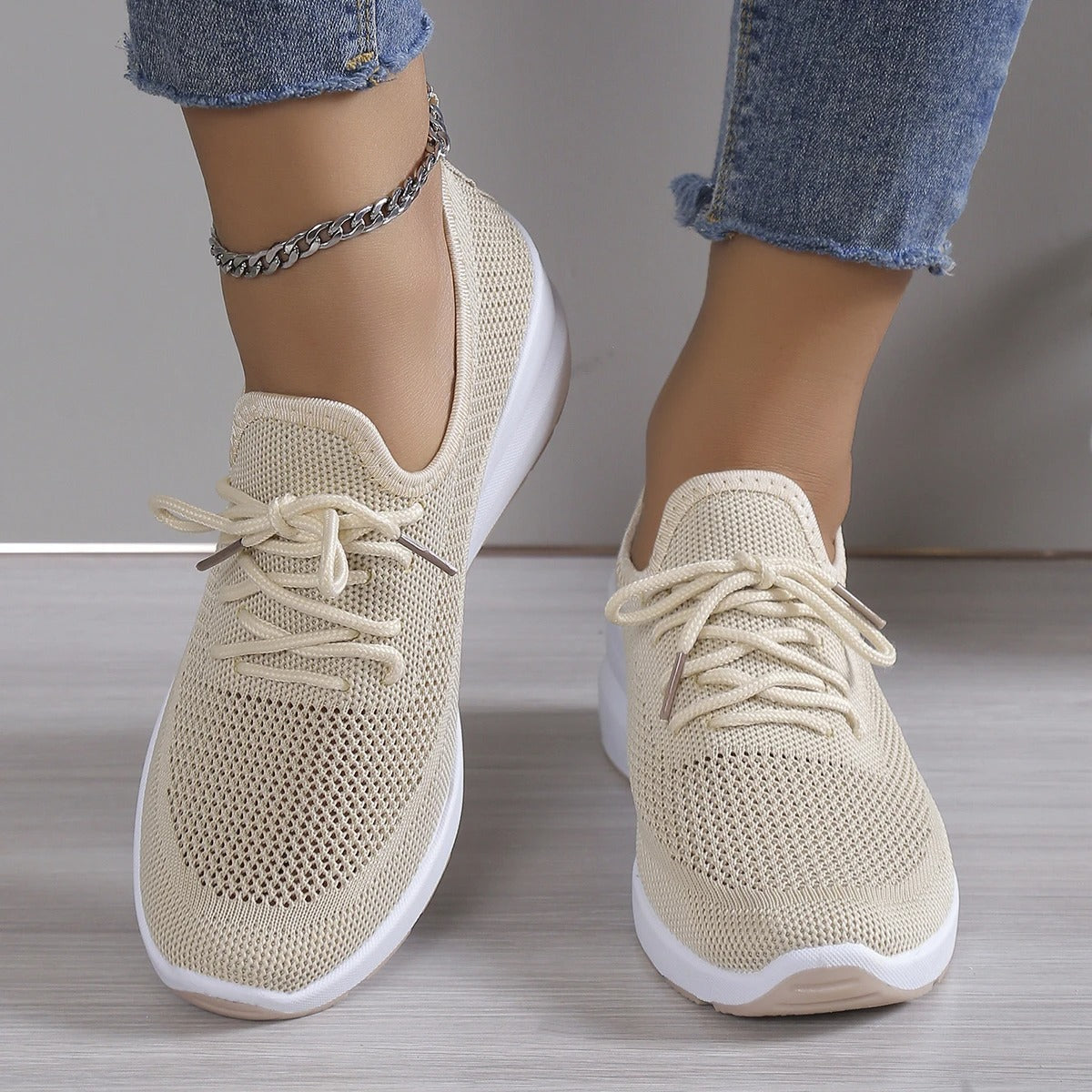 Mutiara – Breathable Knit Sneakers