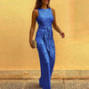 Luxurious Sleeveless Jumpsuit for Women | Wide Leg