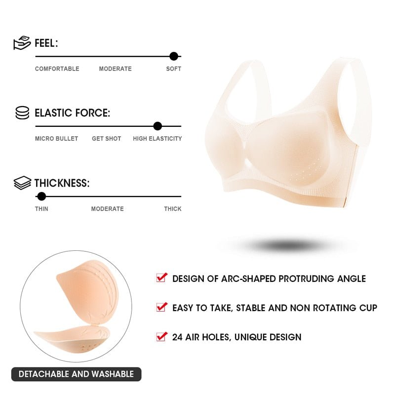 Women Underwear Seamless Bra Push Up