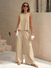 Two-piece Set with Top and Casual Pants for Women | Summer